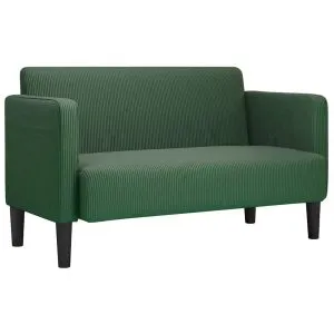 Canapea lovesea verde junglă 109 cm țesătură velur