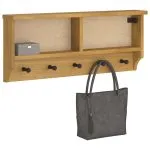 Suport pentru haine „SANDNES” 87x12x35 cm lemn masiv de pin