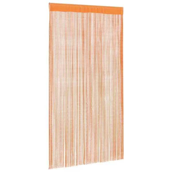 Perdele șir 2 buc Portocaliu 140×250 cm