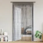 Perdele șir 2 buc Antracit 140×250 cm