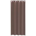 Perdele Voile cu Oeli 2 buc Maro 140×225 cm