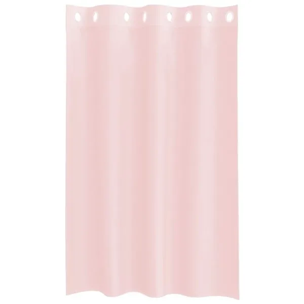 Perdele Voile cu Oelii 2 buc Roz deschis 140×175 cm