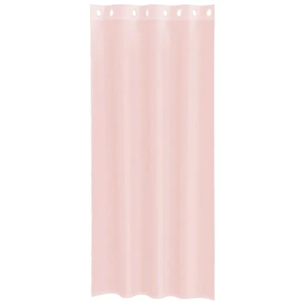 Perdele Voile cu Oelii 2 buc Roz deschis 140×245 cm