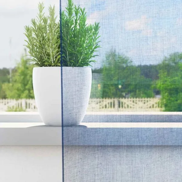 Perdele voal cu bucle 2 buc Albastru regal 140×175 cm
