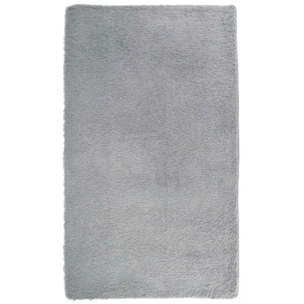 Covor shaggy cu pom înalt, NAVARRA, gri deschis, 60×100 cm
