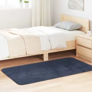 Covor shaggy cu pom înalt, NAVARRA, bleumarin, 80×150 cm