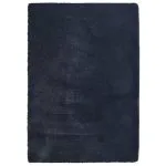 Covor shaggy cu pom înalt, NAVARRA, bleumarin, 120×170 cm