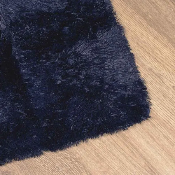 Covor shaggy cu pom înalt, NAVARRA, bleumarin, 240×340 cm