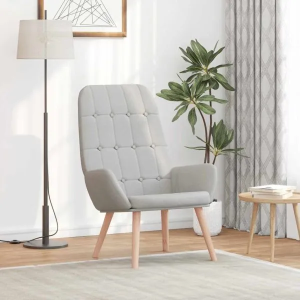 Scaun de relaxare Cloud Grey Fabric