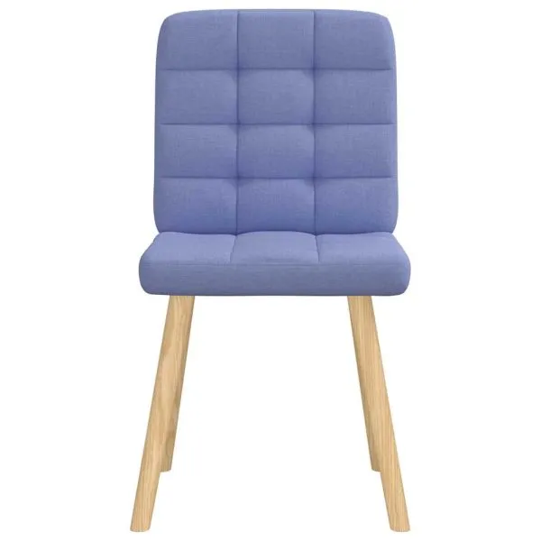 Scaune de sufragerie 6 buc țesătură Jeans Blue
