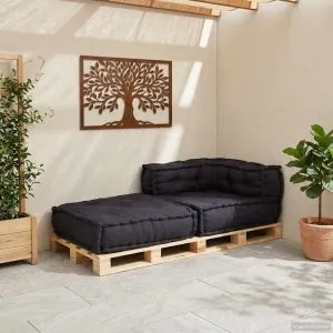 Puf modular Antracit 70x70x54 Material
