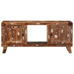 Dulap TV 105x46x32 cm lemn masiv recuperat