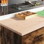 Dulap de depozitare pentru garaj stejar afumat 60x51x85 cm