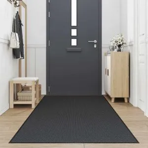 Preș negru 115×400 cm