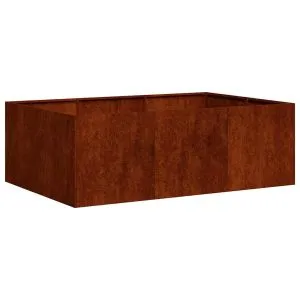 Jardinieră Rusty 120x80x40 cm Oțel pentru intemperii