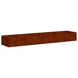 Jardinieră Rusty 360x80x40 cm Oțel rezistent la intemperii
