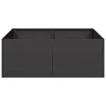 Jardinieră Negru 80x80x30 cm Oțel