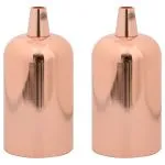 Suporturi de lampă 2 buc Rose Gold E27