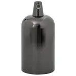 Suporturi lămpi 2 buc Negru lucios E27
