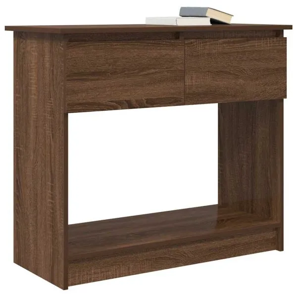 Consolă cu sertare Stejar maro 85,5×38,5×74,5 cm