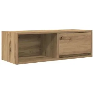 Dulap TV Artisan Stejar 80x31x25,5 cm Lemn prelucrat
