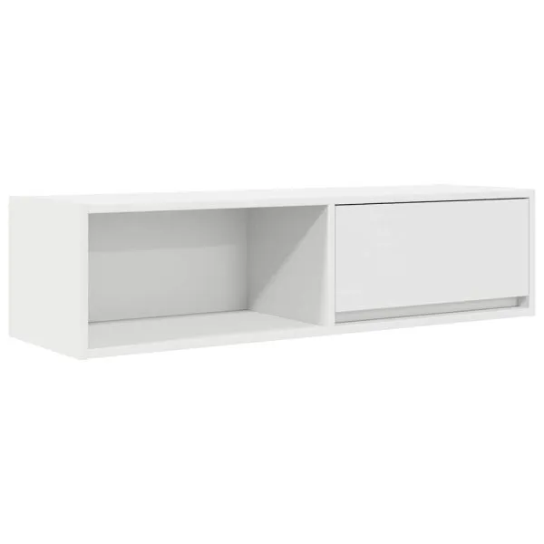 Dulap TV alb 100x31x25,5 cm lemn prelucrat