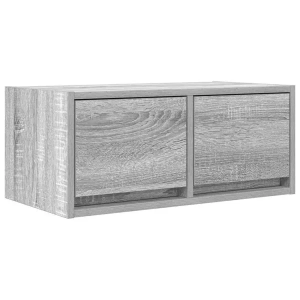 Dulap TV Gri Sonoma 60x31x25,5 cm lemn prelucrat
