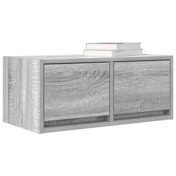 Dulap TV Gri Sonoma 60x31x25,5 cm lemn prelucrat
