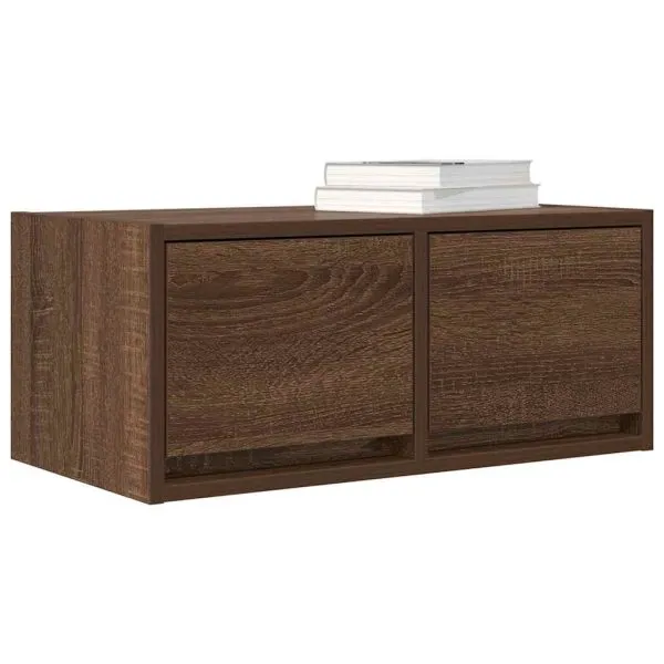 Dulap TV Stejar maro 60x31x25,5 cm Lemn prelucrat