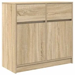 Bufetă cu sertar Stejar Sonoma 80x34x76 cm Lemn prelucrat