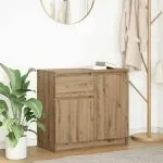 Bufetă cu sertar Artisan Stejar 71x35x65 cm lemn prelucrat