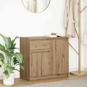 Bufetă cu sertar Artisan Stejar 71x35x65 cm lemn prelucrat