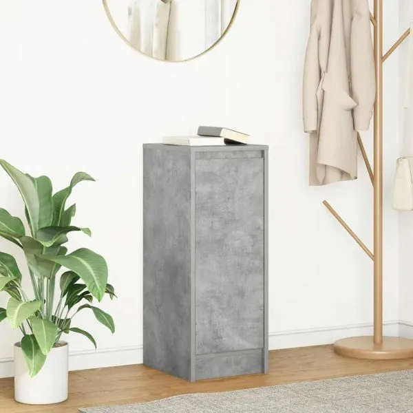 Bufetă Gri Beton 29,5x34x76 cm Lemn prelucrat