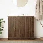 Bufetă Stejar maro 85x34x76 cm Lemn prelucrat