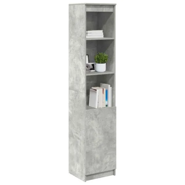 Tablou beton gri 37,5x35x180 cm Lemn prelucrat