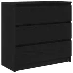 Bufetă Stejar negru 80x35x76 cm Lemn prelucrat