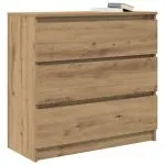 Bufetă Stejar Artisan 80x35x76 cm Lemn prelucrat
