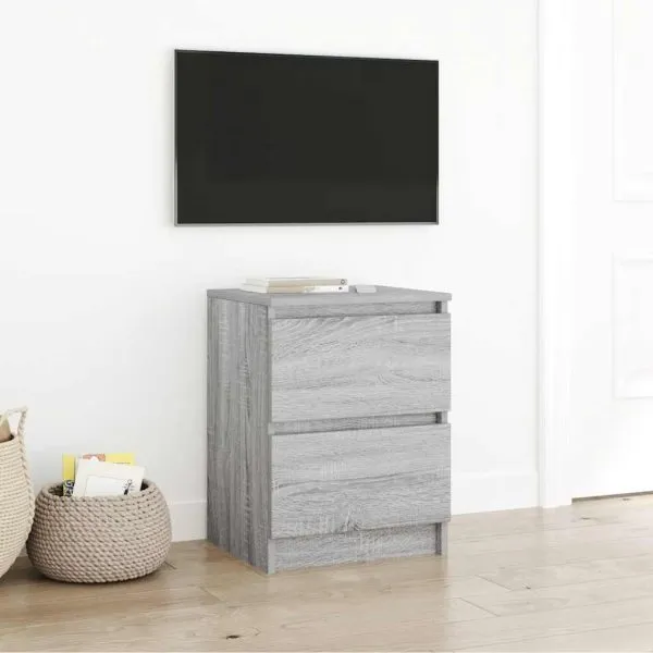 Dulap TV Gri Sonoma 40x35x54 cm lemn prelucrat