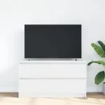 Dulap TV alb 100x35x54 cm lemn prelucrat