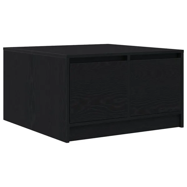 Masuta de cafea cu sertare Stejar negru 70,5x70x40 cm