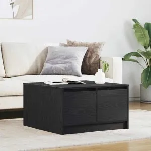 Masuta de cafea cu sertare Stejar negru 70,5x70x40 cm
