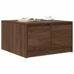 Masuta de cafea cu sertare Stejar maro 70,5x70x40 cm