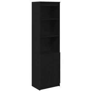 Tablou Stejar negru 50x35x180 cm Lemn prelucrat
