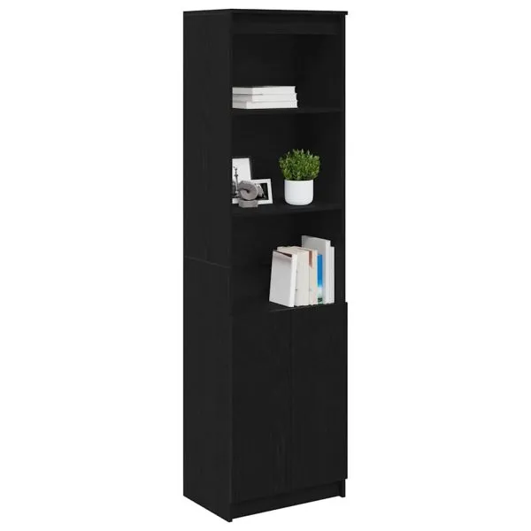 Tablou Stejar negru 50x35x180 cm Lemn prelucrat