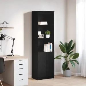 Tablou Stejar negru 50x35x180 cm Lemn prelucrat