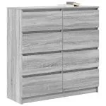 Bufetă gri Sonoma 100x35x99 cm Lemn prelucrat