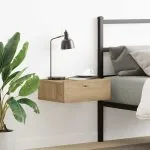 Noptiera plutitoare Stejar Artisan 40x32x15 cm Lemn prelucrat
