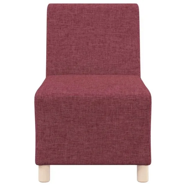 Fotoliu canapea, roșu vin, 55 cm, material textil
