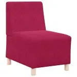 Canapea Scaun Vin Roșu 55 cm Catifea