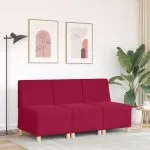 Canapea Scaun Vin Roșu 55 cm Catifea